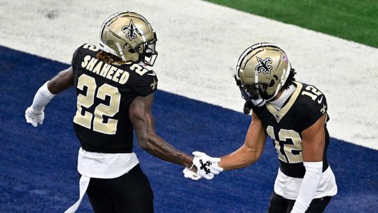 The Saints' need for Rashid Shaheed and Chris Olave (Analysis). Photo by AP Photo/Jerome Miron