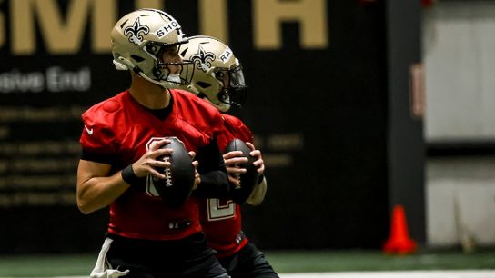 Saints OTA observations: Tyler Shough shows off some special traits. Photo by Photo by Derick E. Hingle/NewOrleans.Football