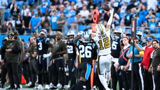 Saints Week 10 Rundown: New Orleans puts together complementary performance against Panthers (Analysis). Photo by Bob Donnan-Imagn Images